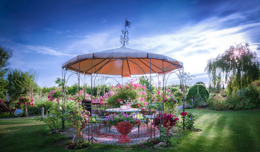 Garten der Gerryland AG Werbeagentur Würzburg