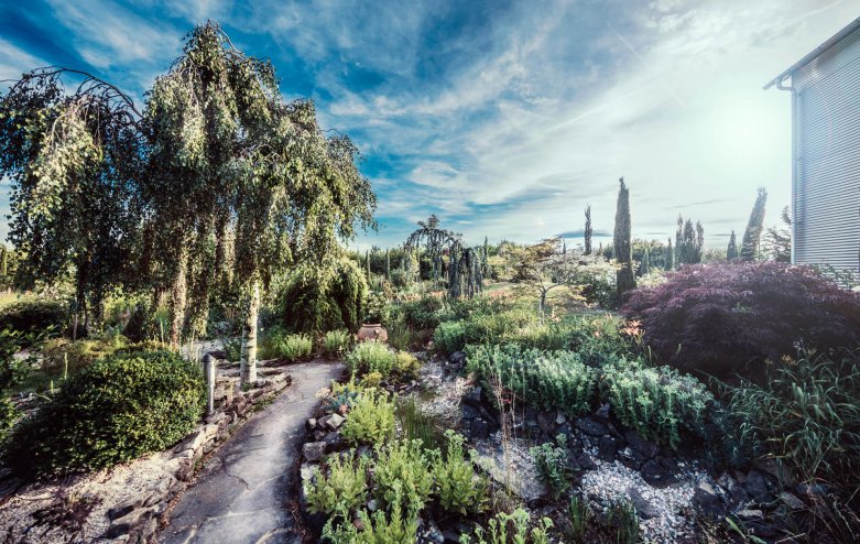 Garten der Gerryland AG Werbeagentur Würzburg