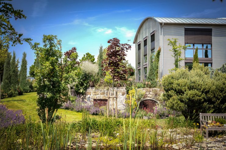 Garten der Gerryland AG Werbeagentur Würzburg