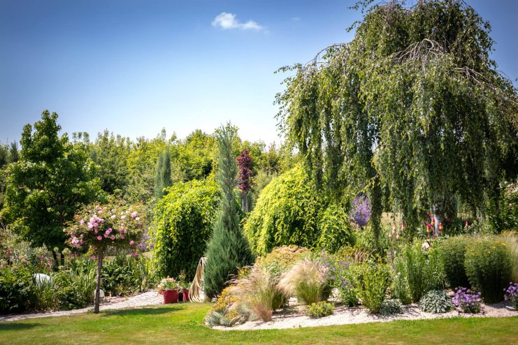 Garten der Gerryland AG Werbeagentur Würzburg