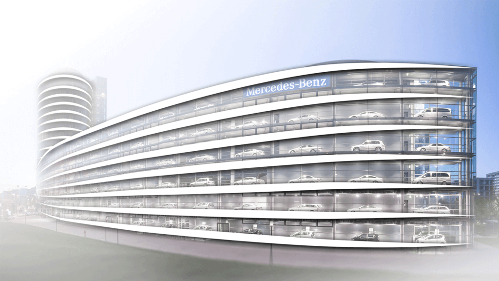 Mercedes Benz Niederlassung München Landsberger Straße München Mercedes-Benz Niederlassung München. - Kampagne „10 Jahre Filiale