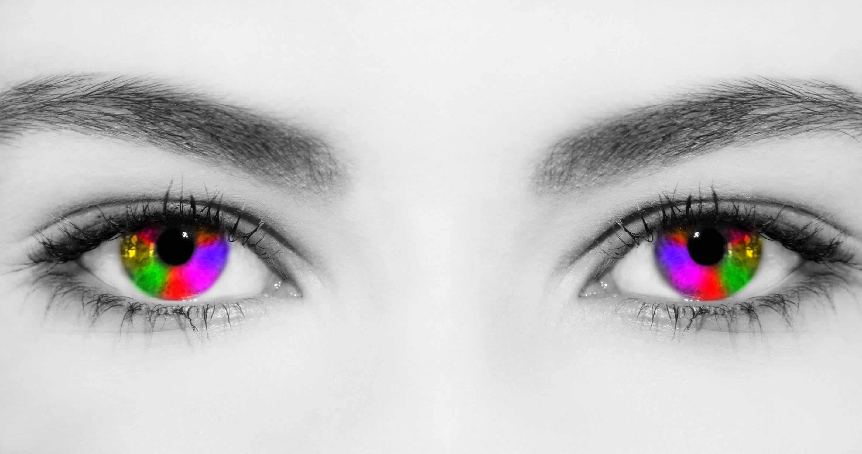 Farbige-Augen-Grafik