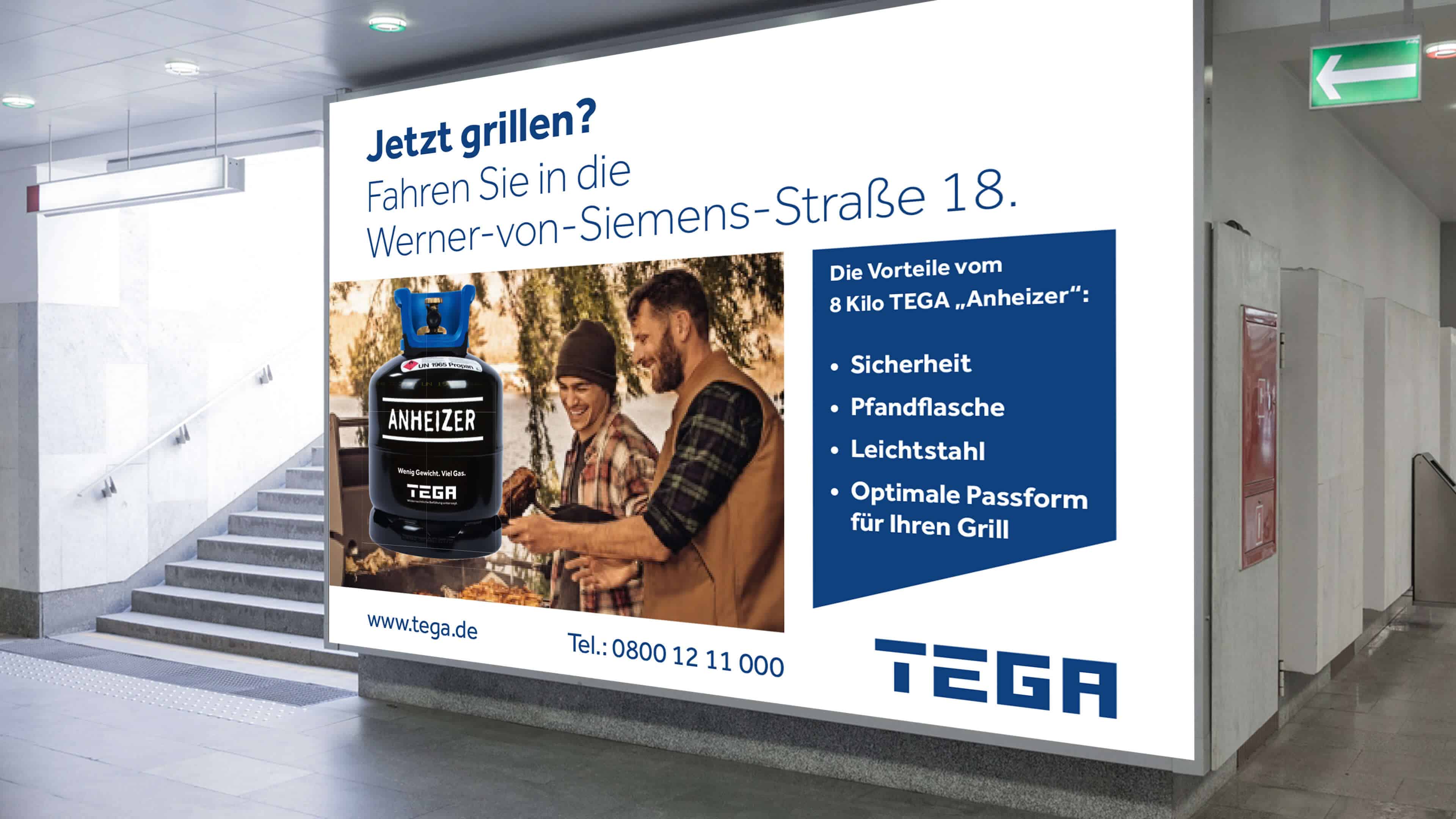 Tega-Großfläche-CD