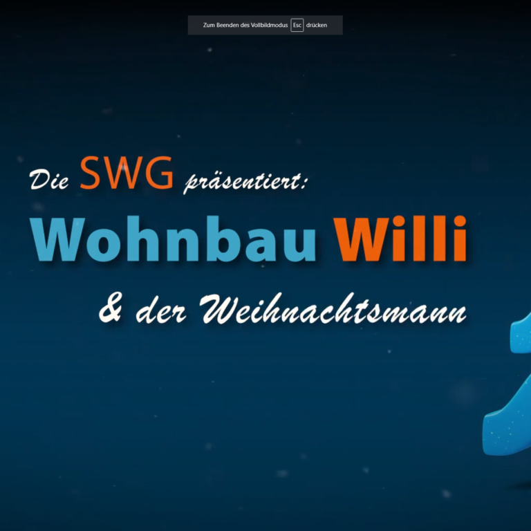 Wohnbau Willi – Imagefilm SWG